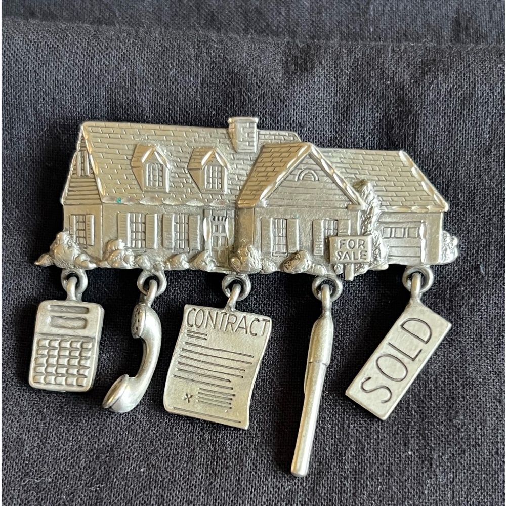 Vintage Realtor Brooch